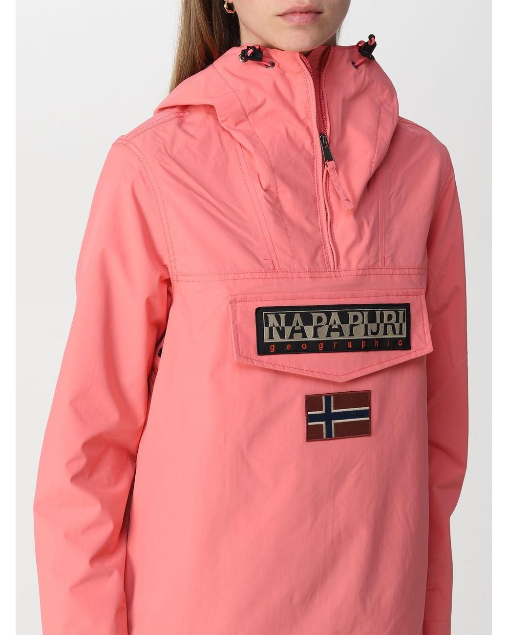 Napapijri Jacket in Pink | Lyst