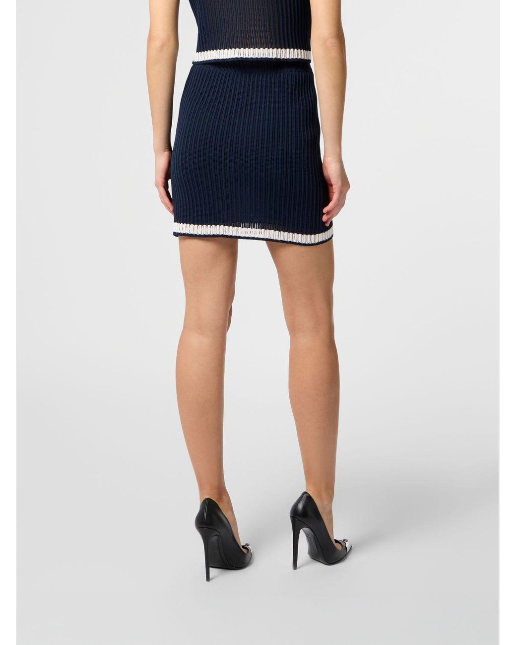 Philipp Plein Blue Skirt