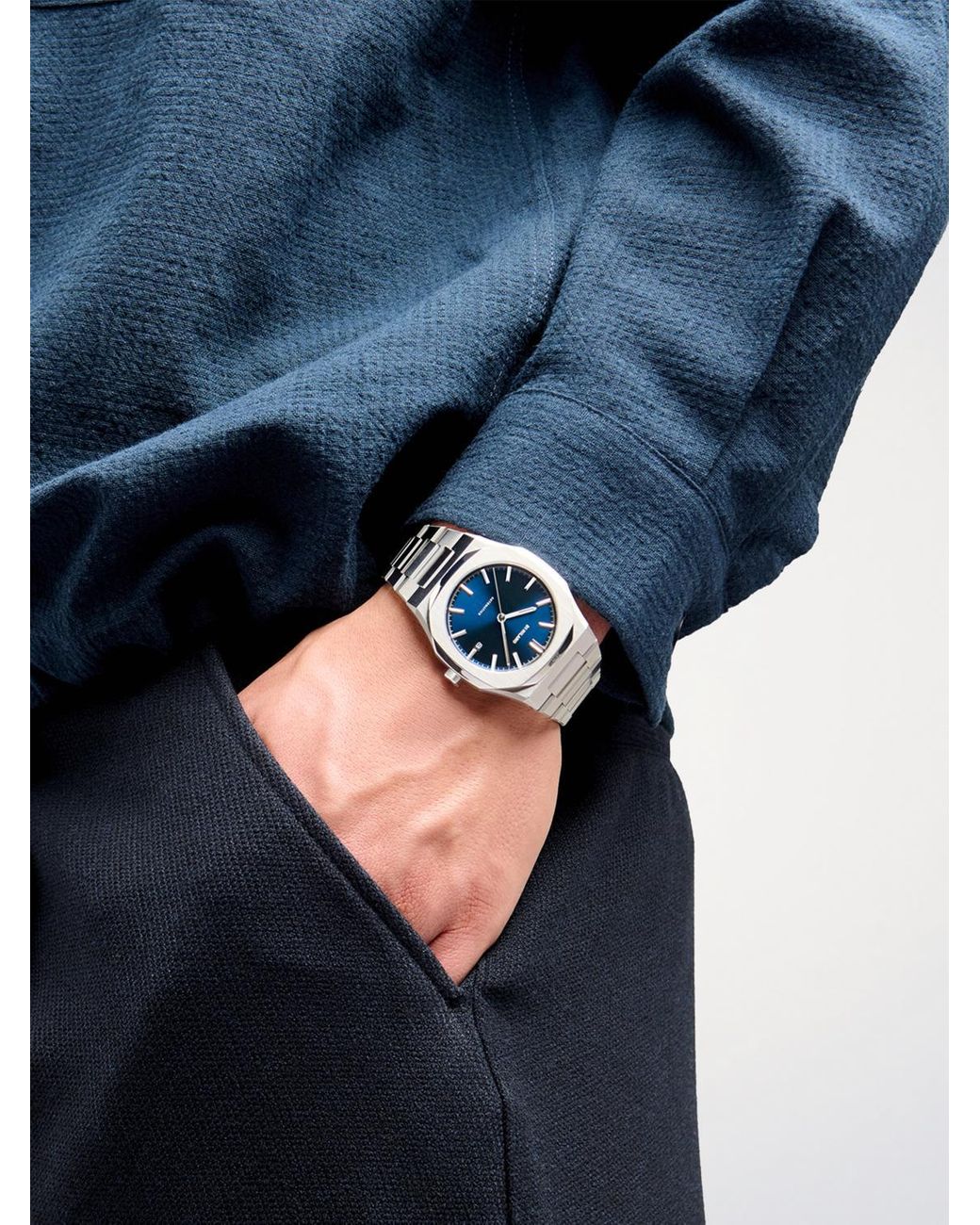D1 Milano Blue Automatic Watch 41.5 for men