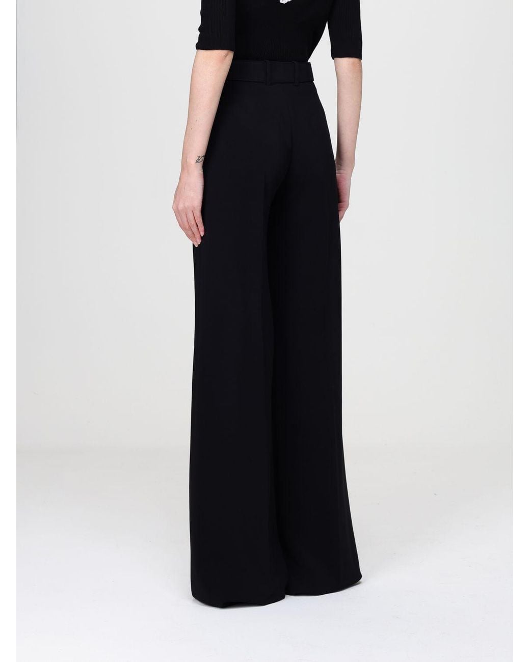 Ermanno Scervino Black Flare Trousers