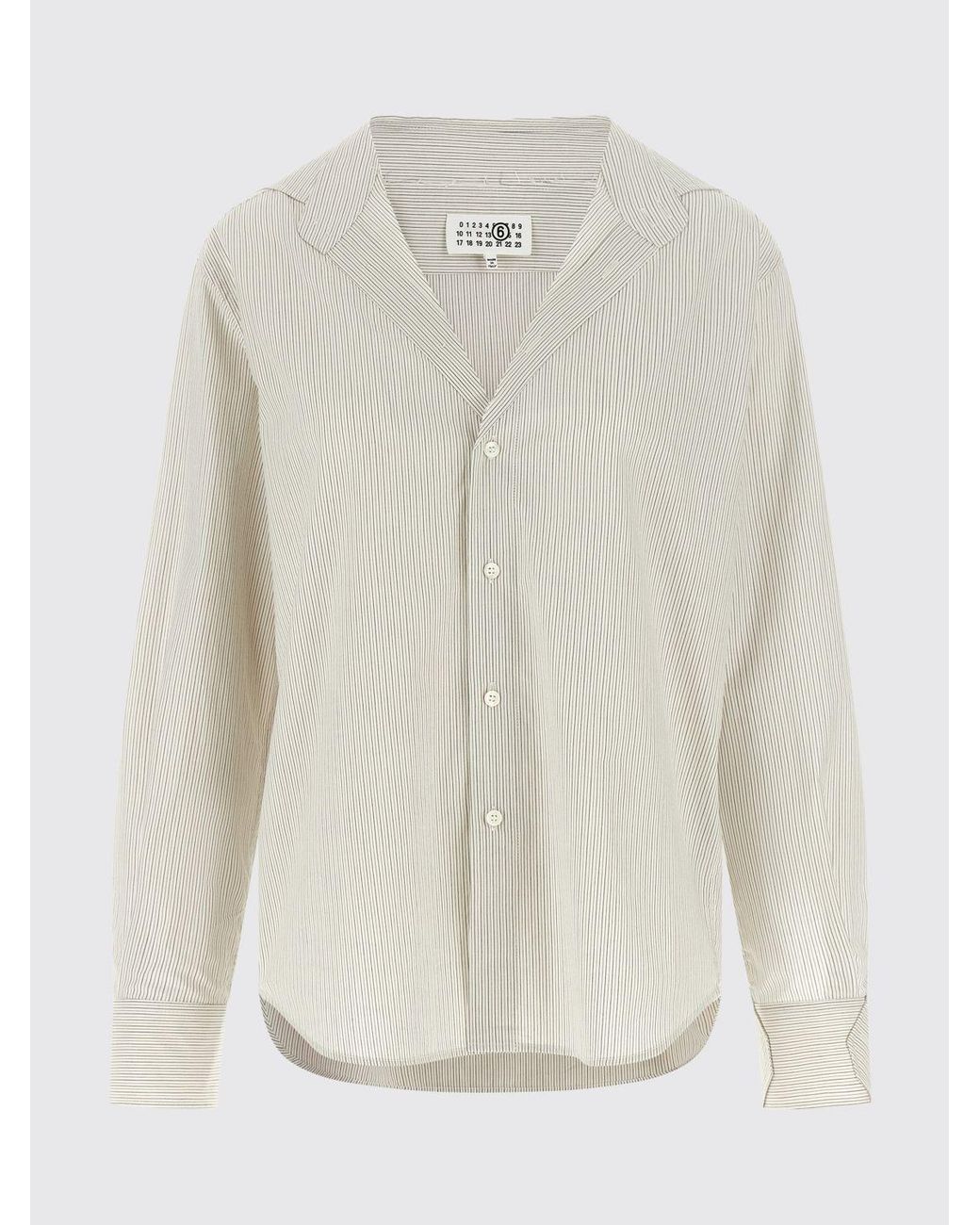 MM6 by Maison Margiela White Cotton Shirt