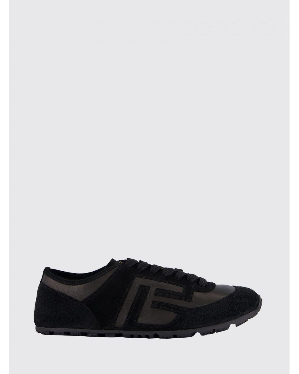 Balmain White Racer 45 Leather Sneakers for men