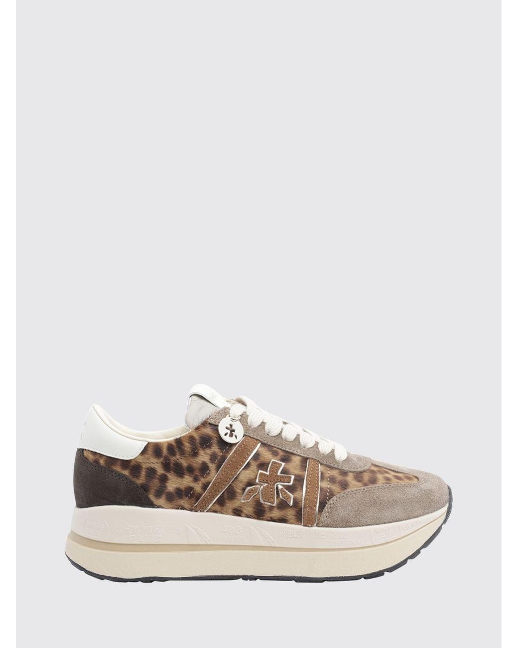 Premiata White Bethcoin Platform Sneakers