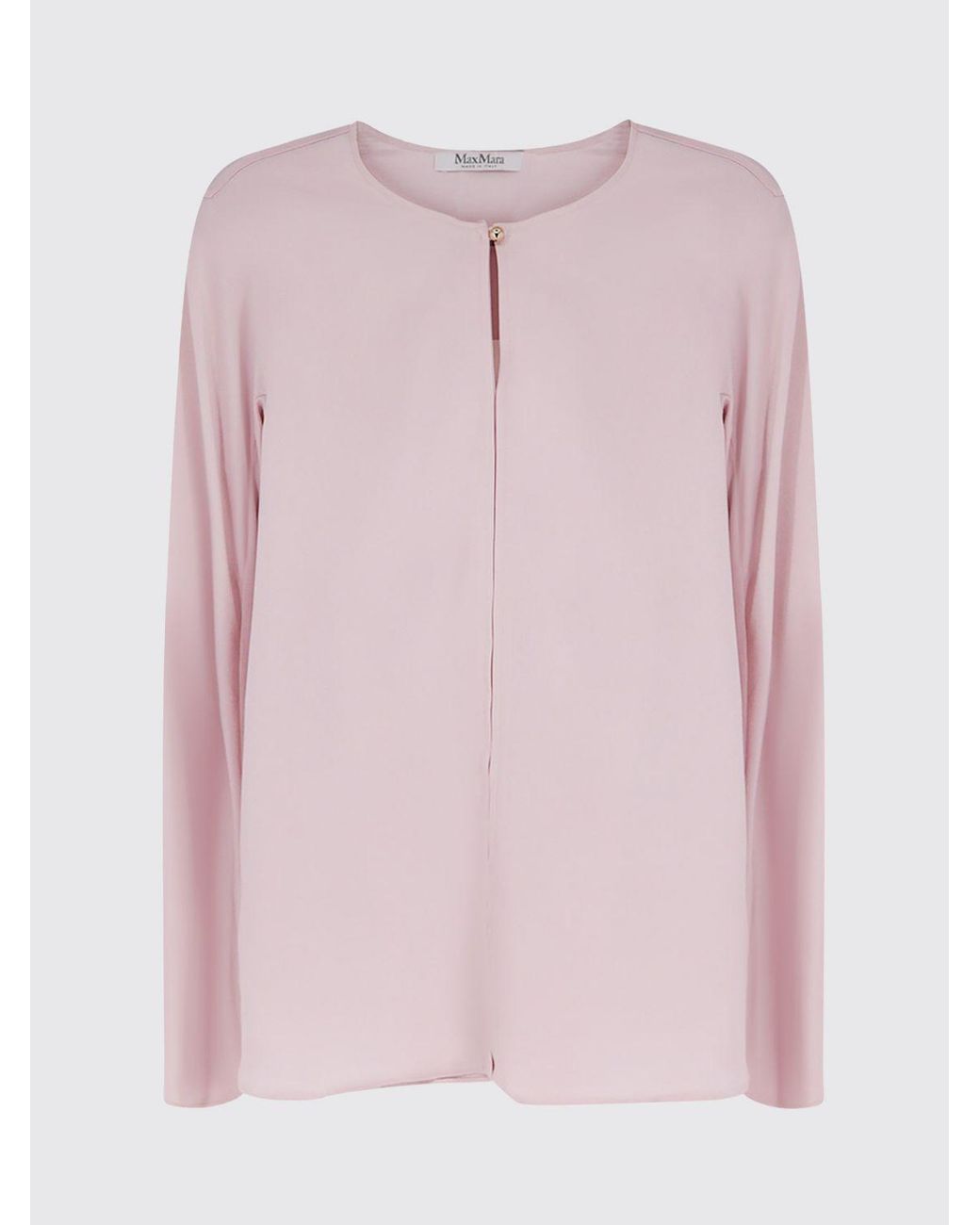 Max Mara Pure Pink Pure Silk Blouse Max Mara