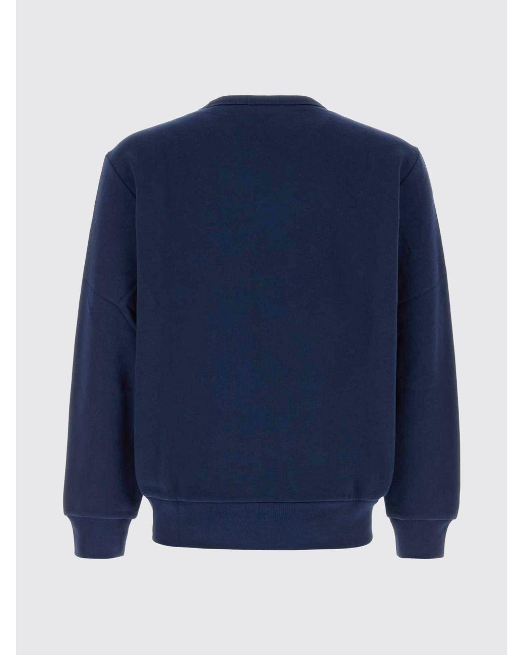 Polo Ralph Lauren Blue Cotton Blend Crewneck Sweatshirt With Embroidered Logo for men