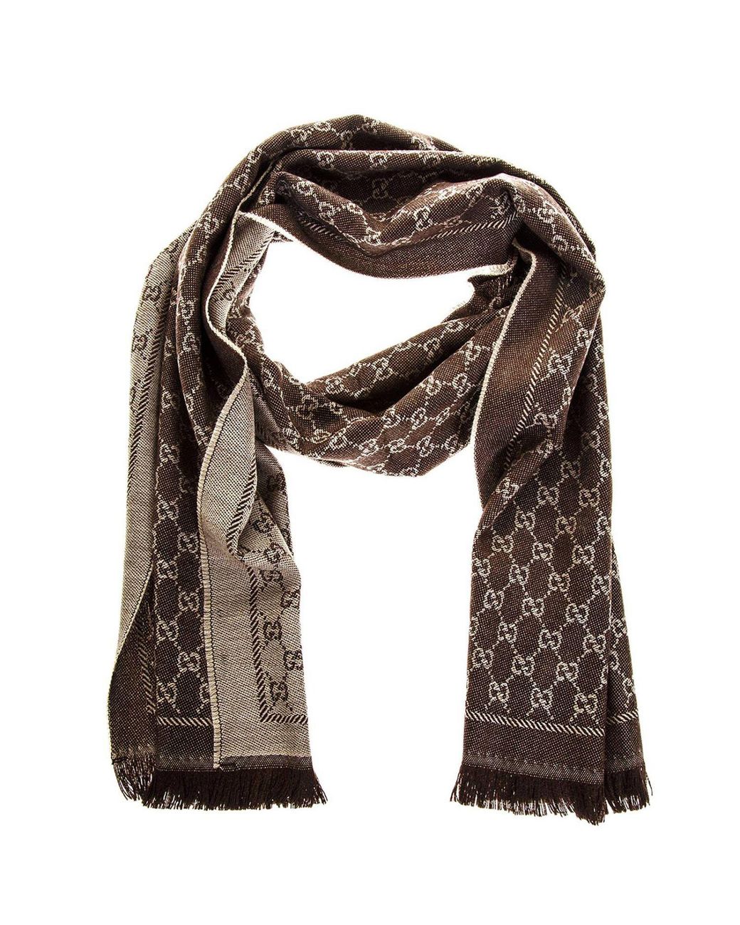 analysere Hane omhyggelig Gucci Scarf Women in Brown | Lyst