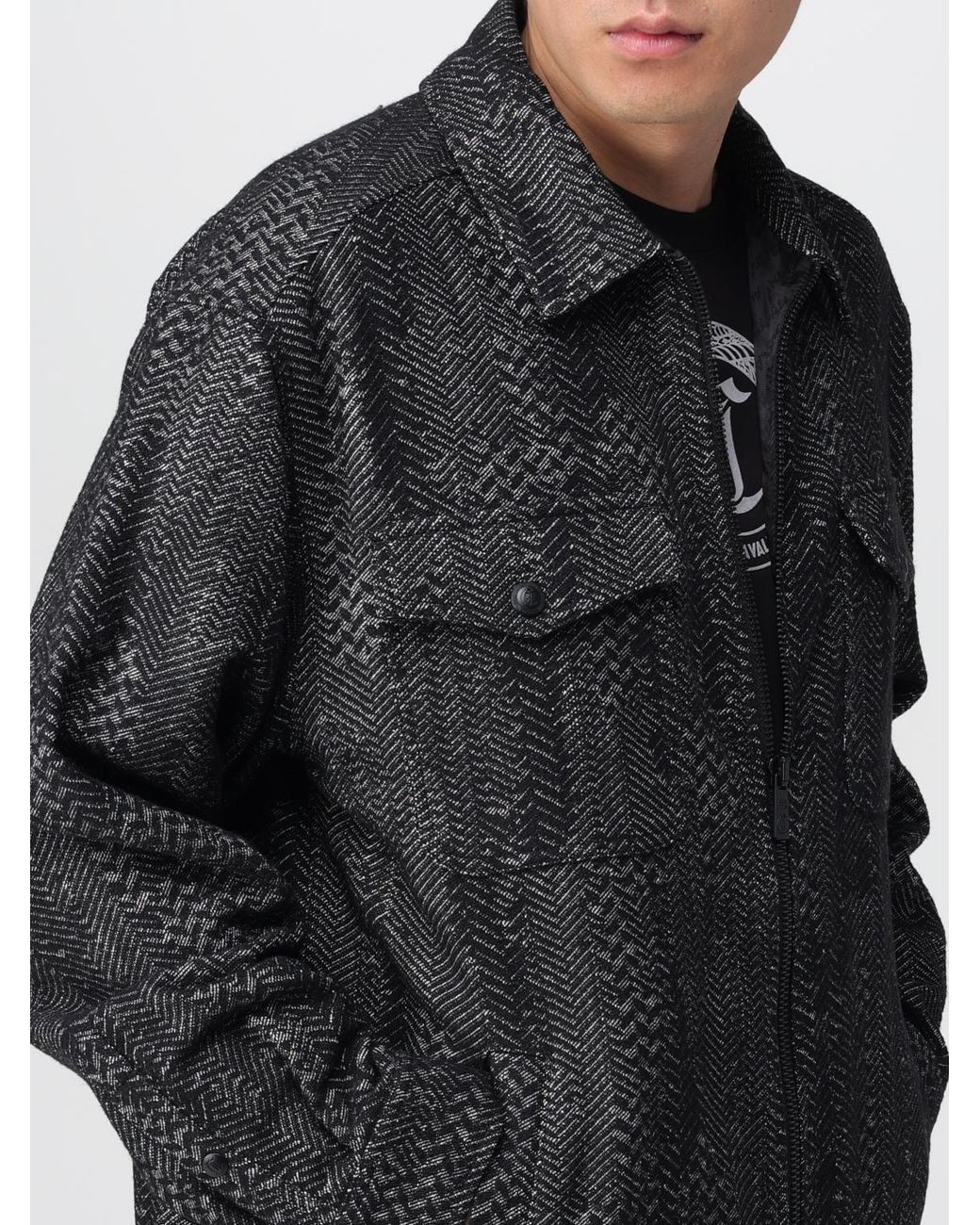 Just Cavalli Gray Jacket for men