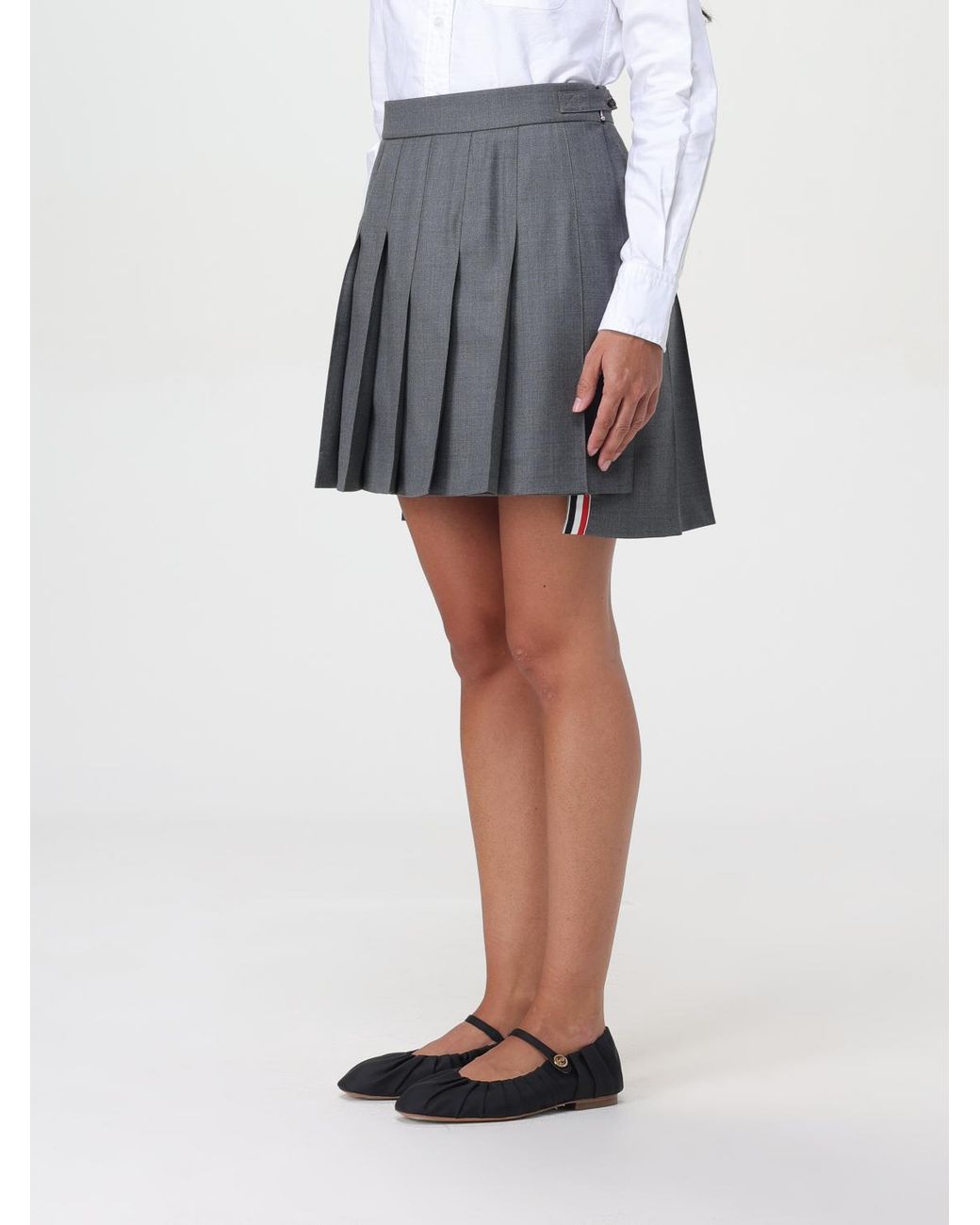 Thom Browne Gray Skirt