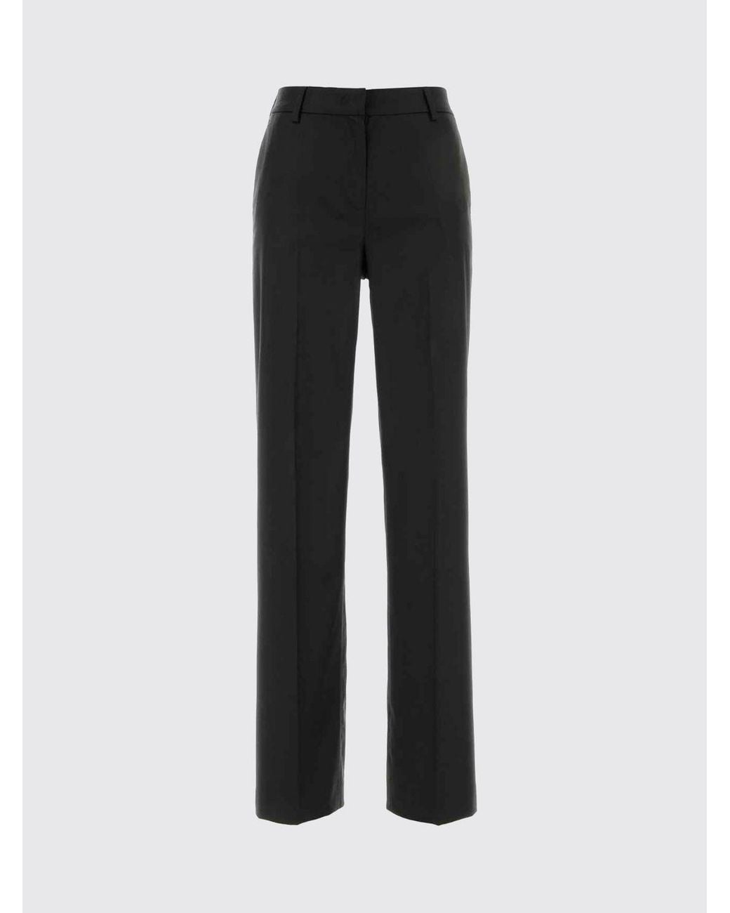 PT Torino Blue Mid-Rise Skinny Tailored Trousers