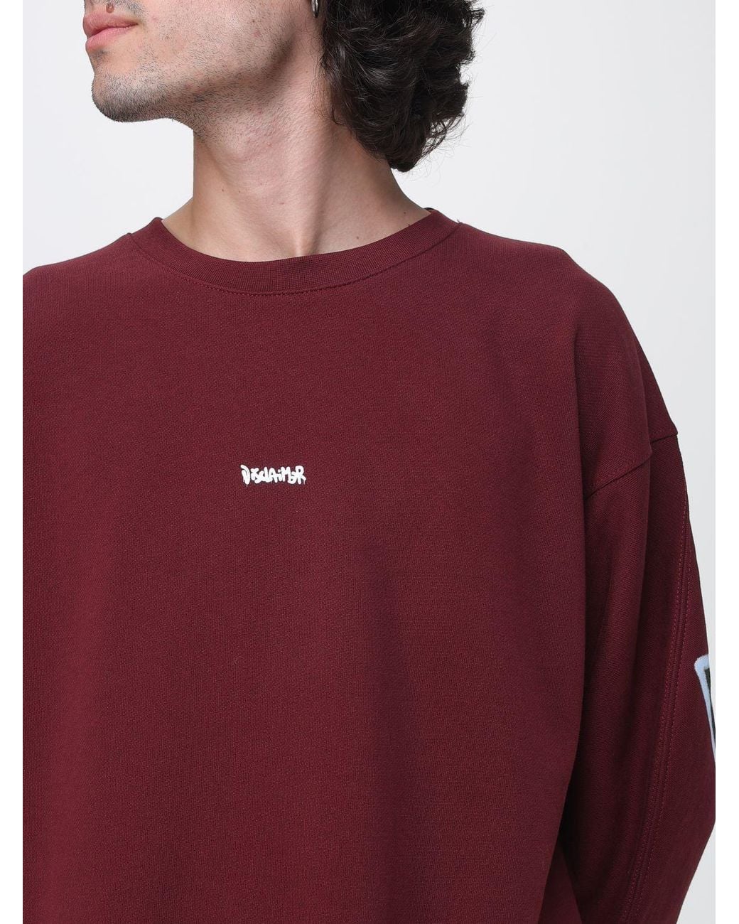 DISCLAIMER Red Sweatshirt for men