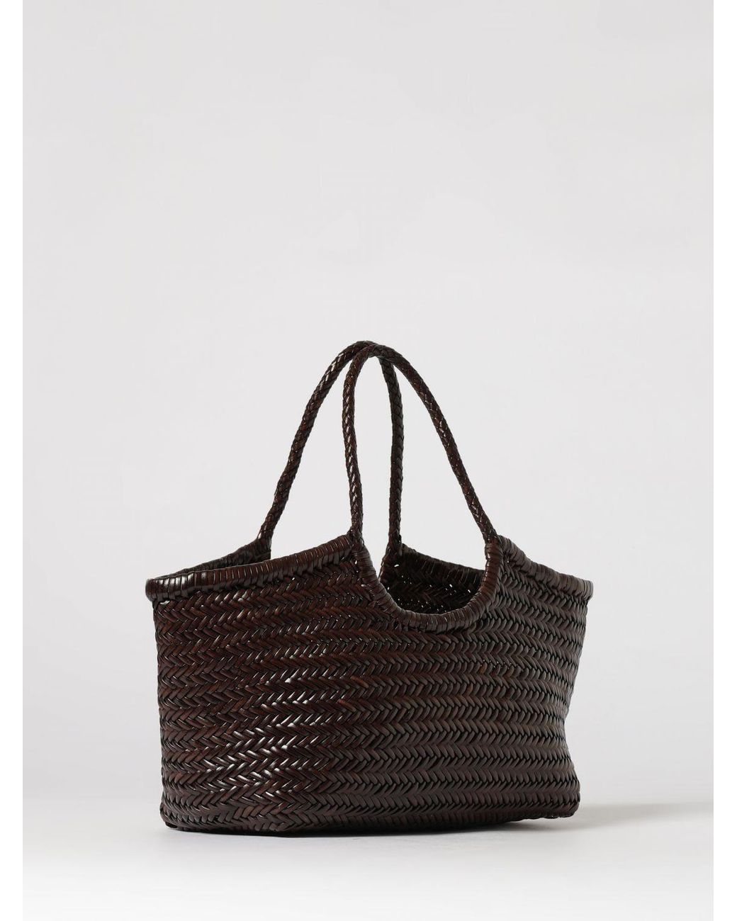 Dragon Diffusion Woven Leather Bag in Brown | Lyst UK
