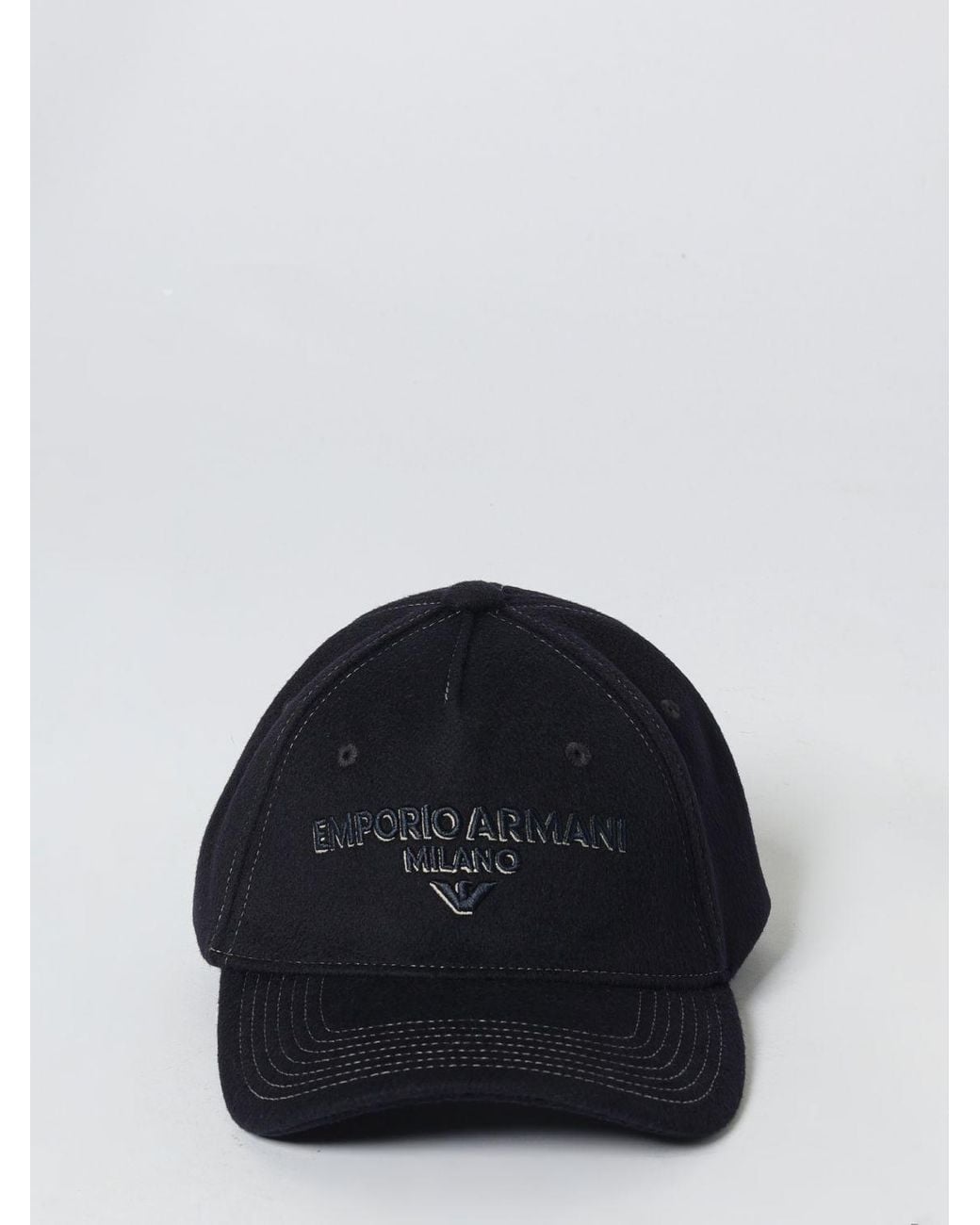Emporio Armani Black Hat for men