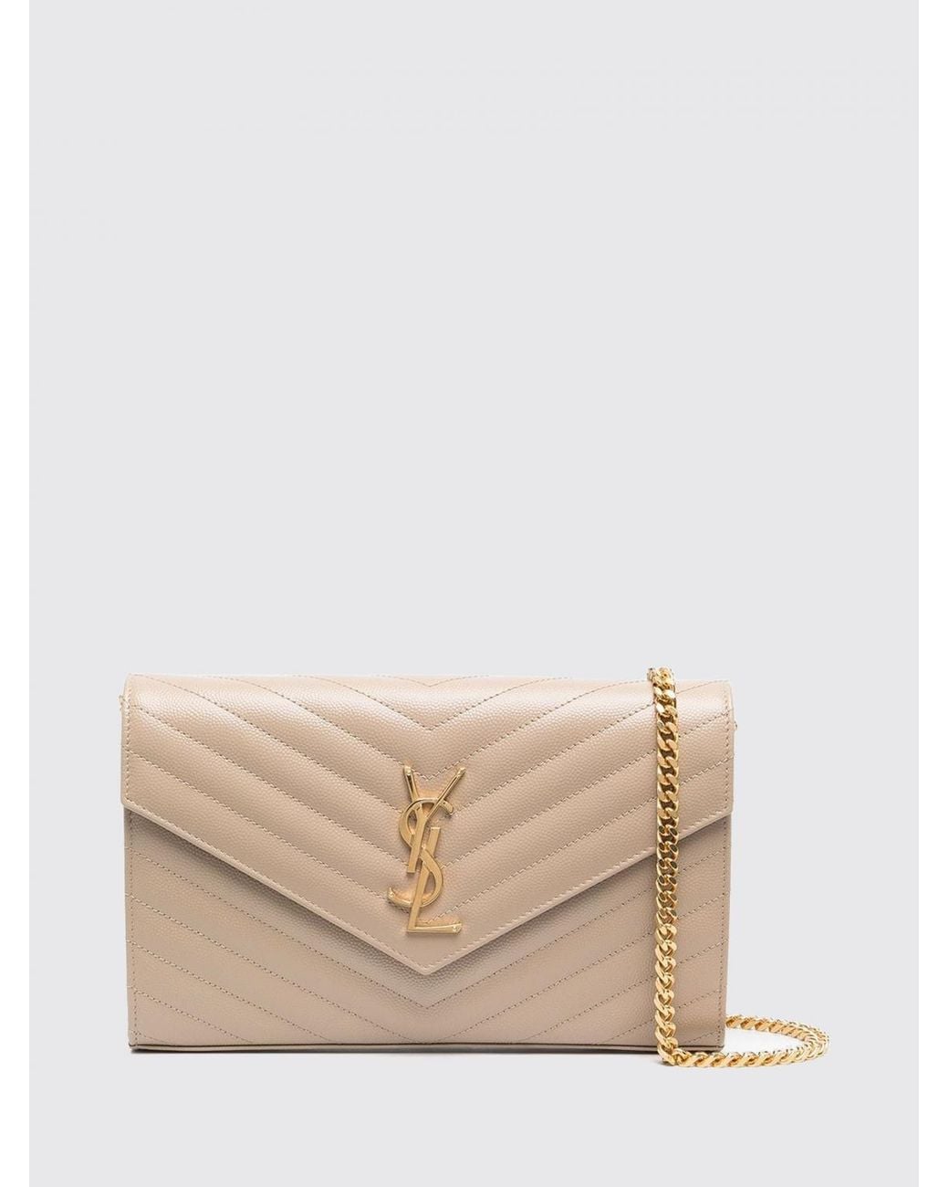 Saint Laurent Natural Cassandre Bag