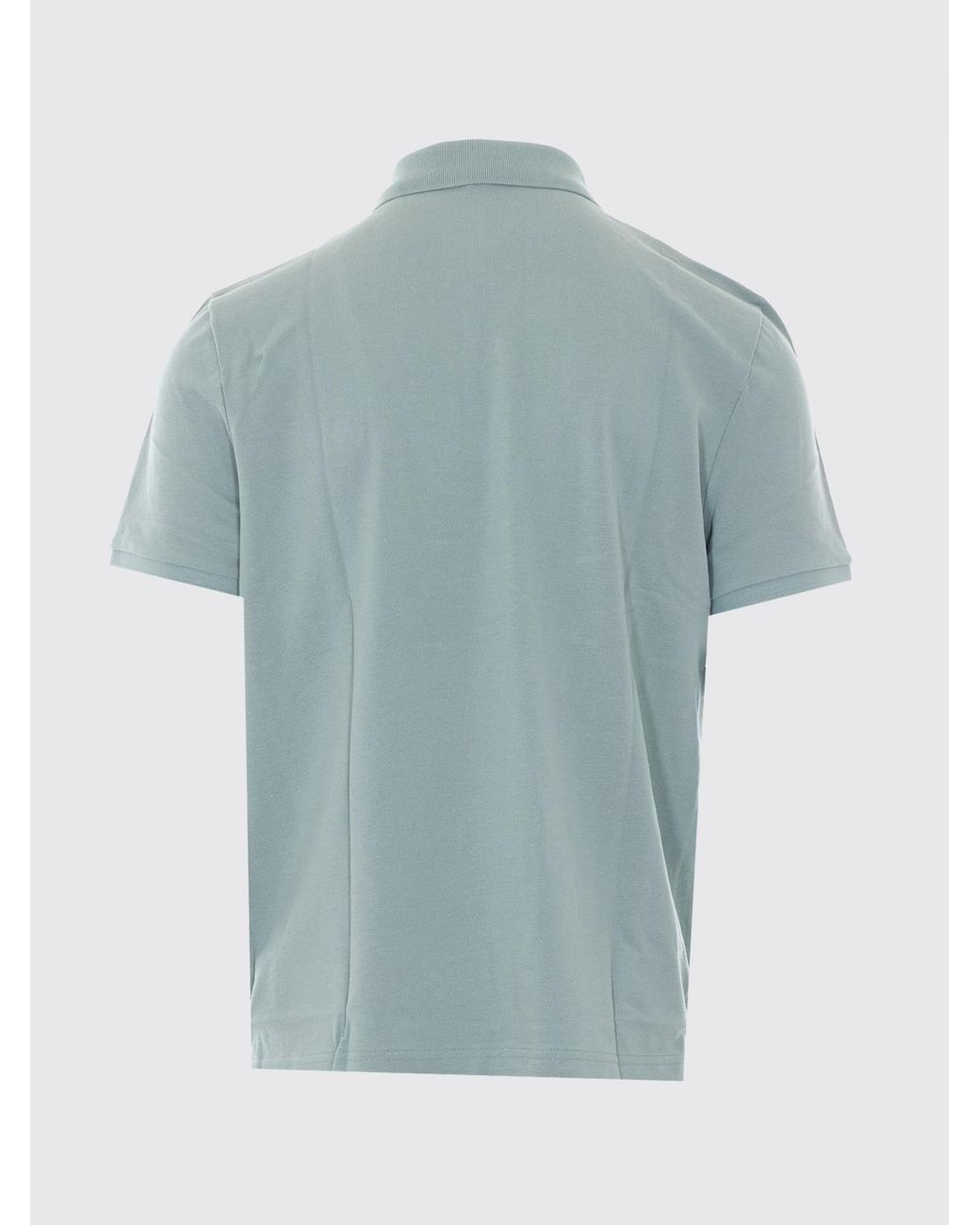 Polo De Algodón Piqué Con Logo Moose Knuckles de hombre de color Blue
