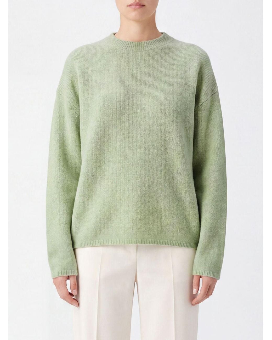 Frankie Shop Green Crewneck Jumper