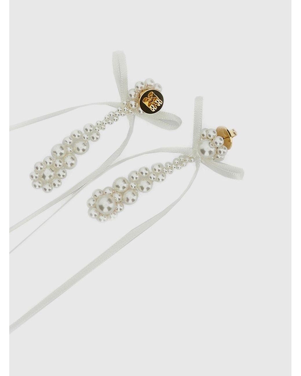 Orecchini Pendenti di Simone Rocha in White