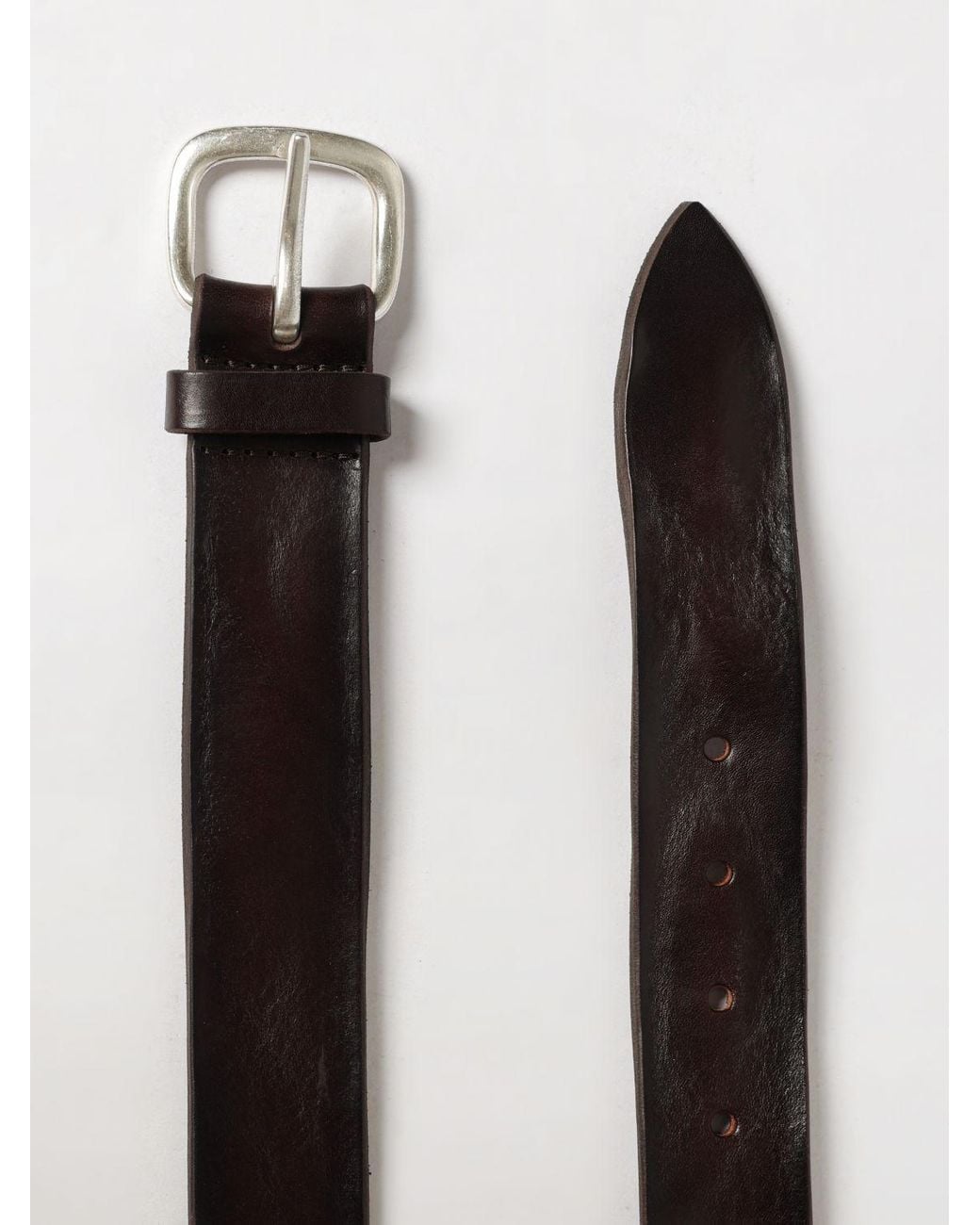 Orciani Brown Classic Belt for men