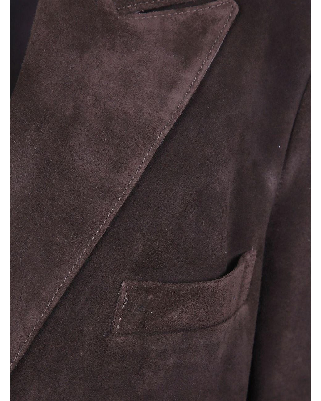 Arma Brown Single-Breasted Long Coat