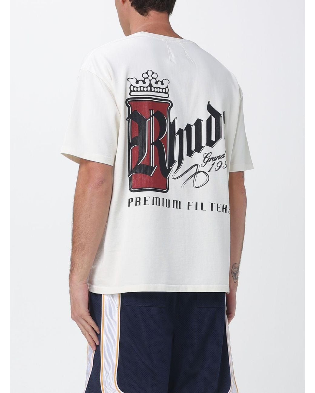 Rhude White T-Shirt for men
