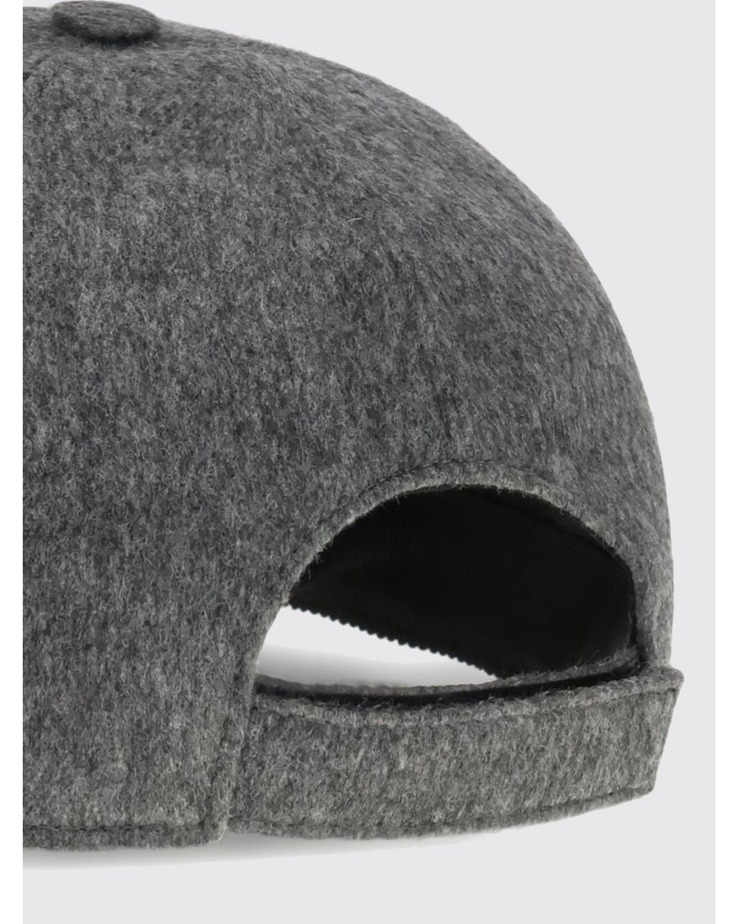 Fendi Gray Ff Wool Felt Hat for men
