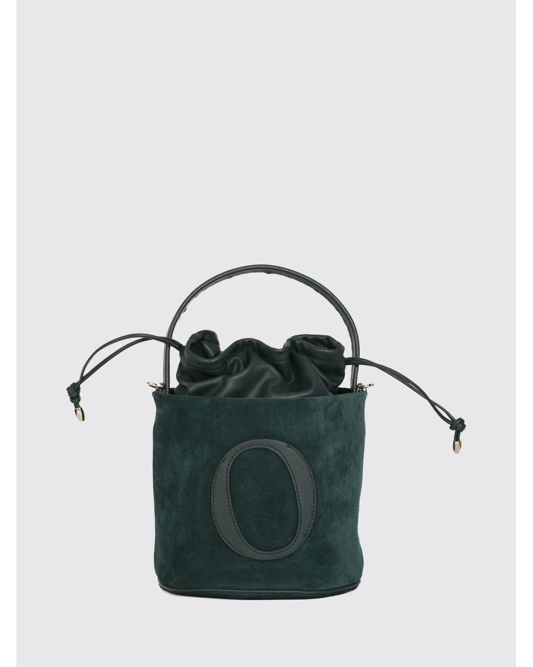 Orciani Green Her-O Mini Bucket Bag