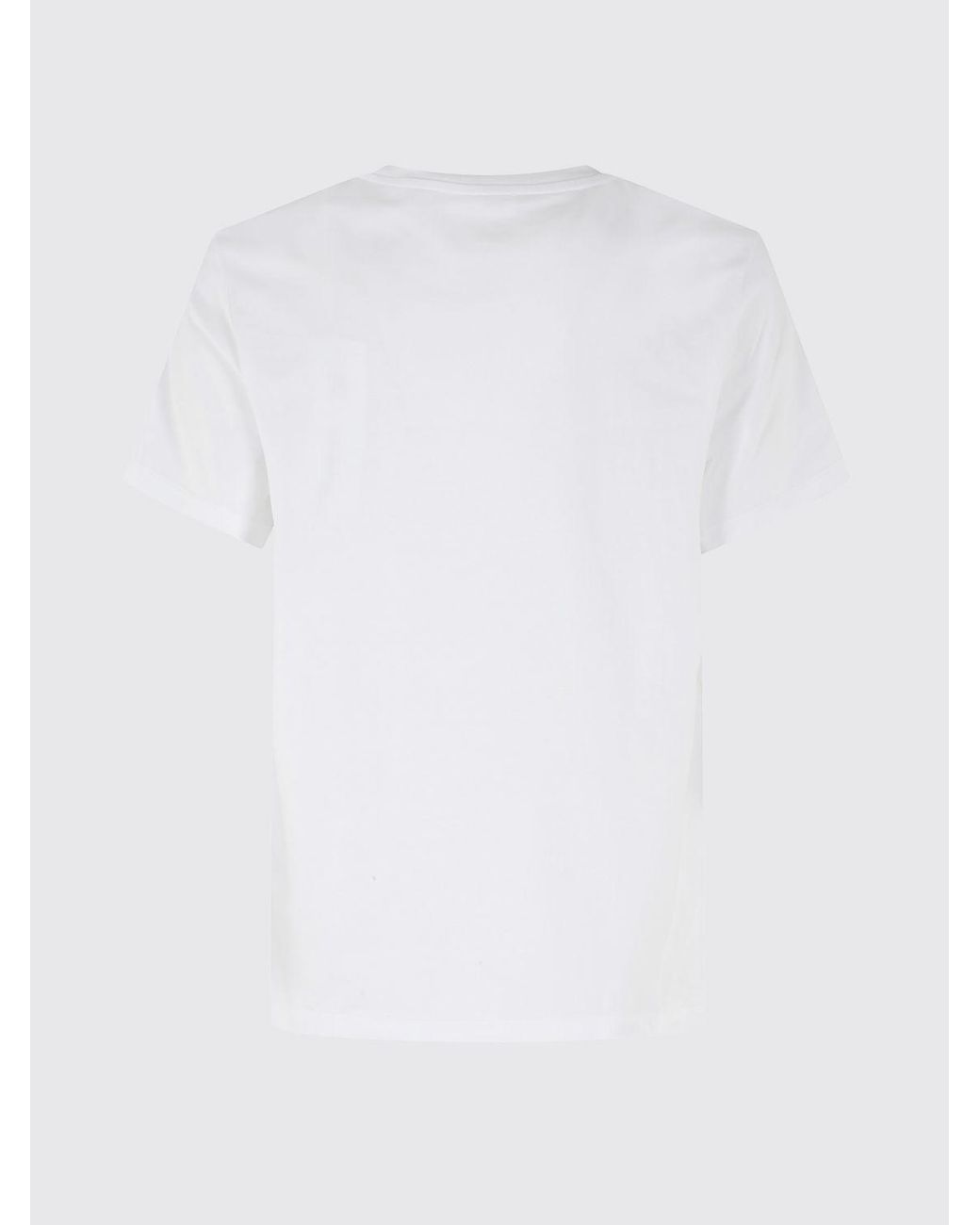 Dondup White Basic Cotton T-Shirt for men