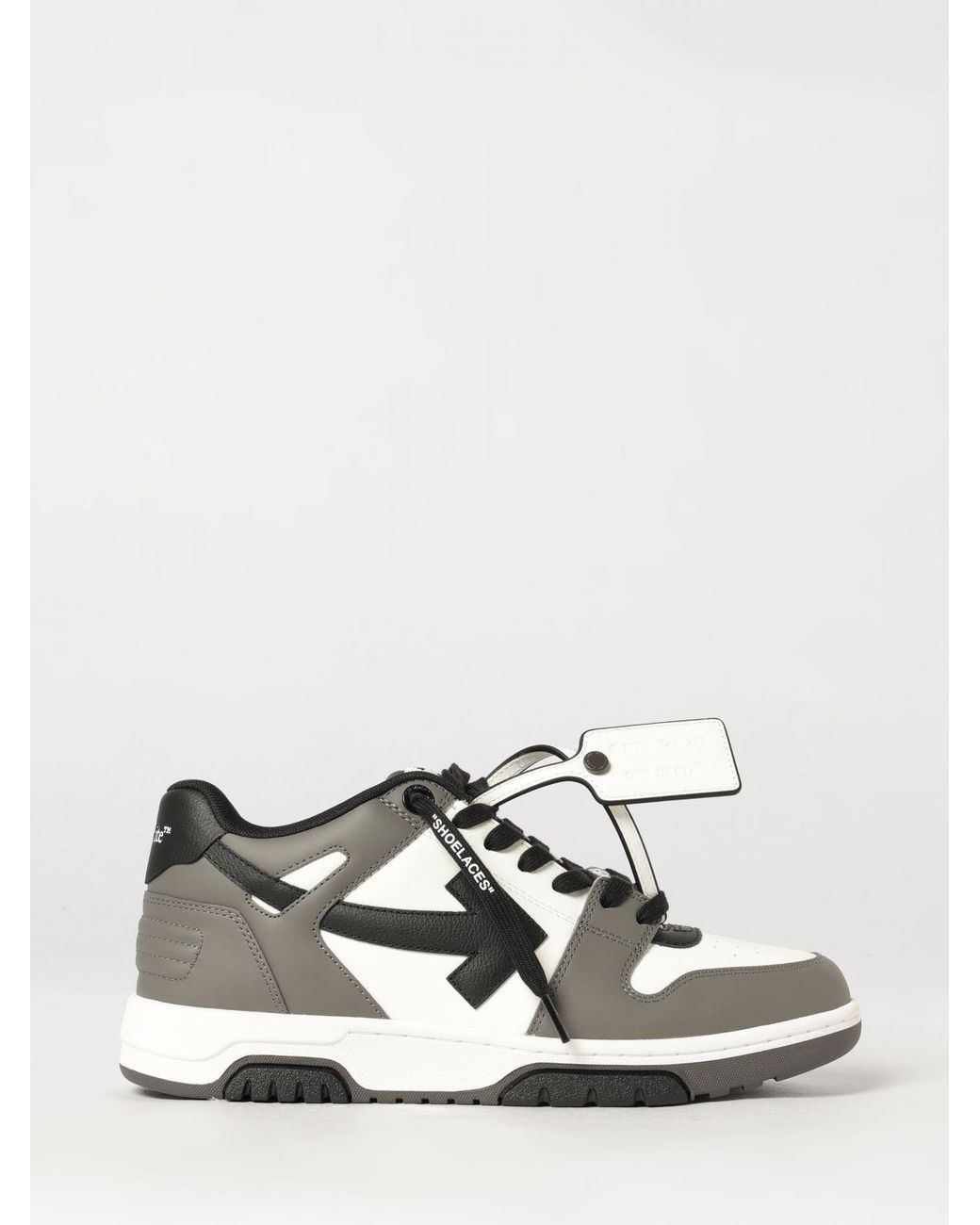 Off-White c/o Virgil Abloh White Out Of Office Bicolour Calf Leather Low-Top Trainers for men