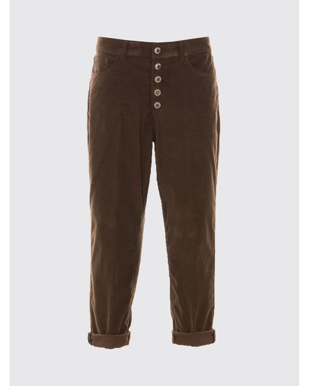 Dondup Black Koons Straight Cropped Velvet Jeans