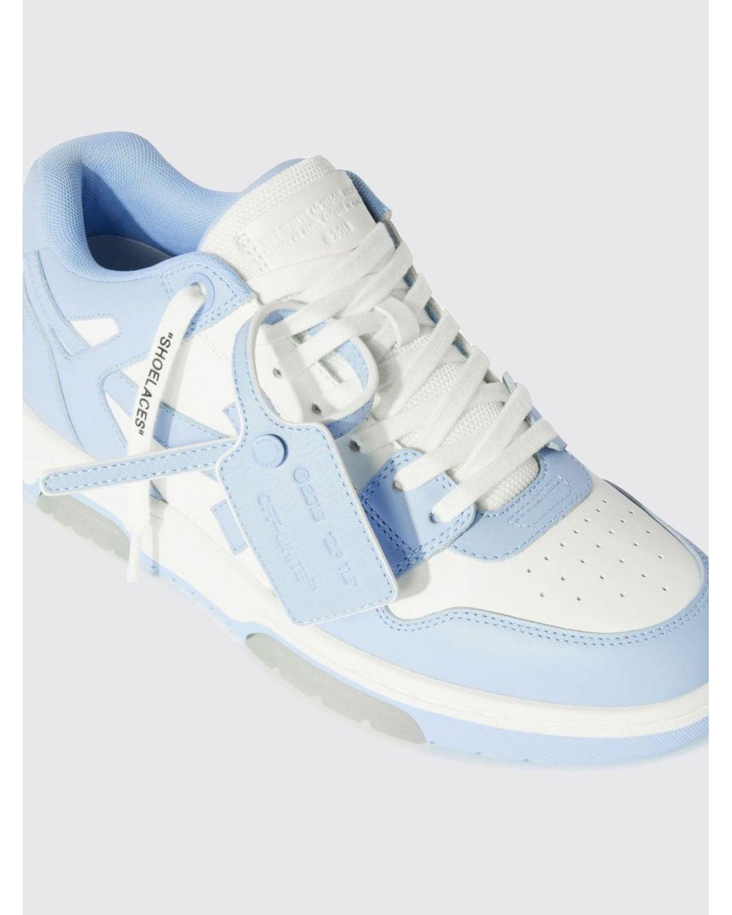Off-White c/o Virgil Abloh Blue Out Of Office Leather Sneakers for men