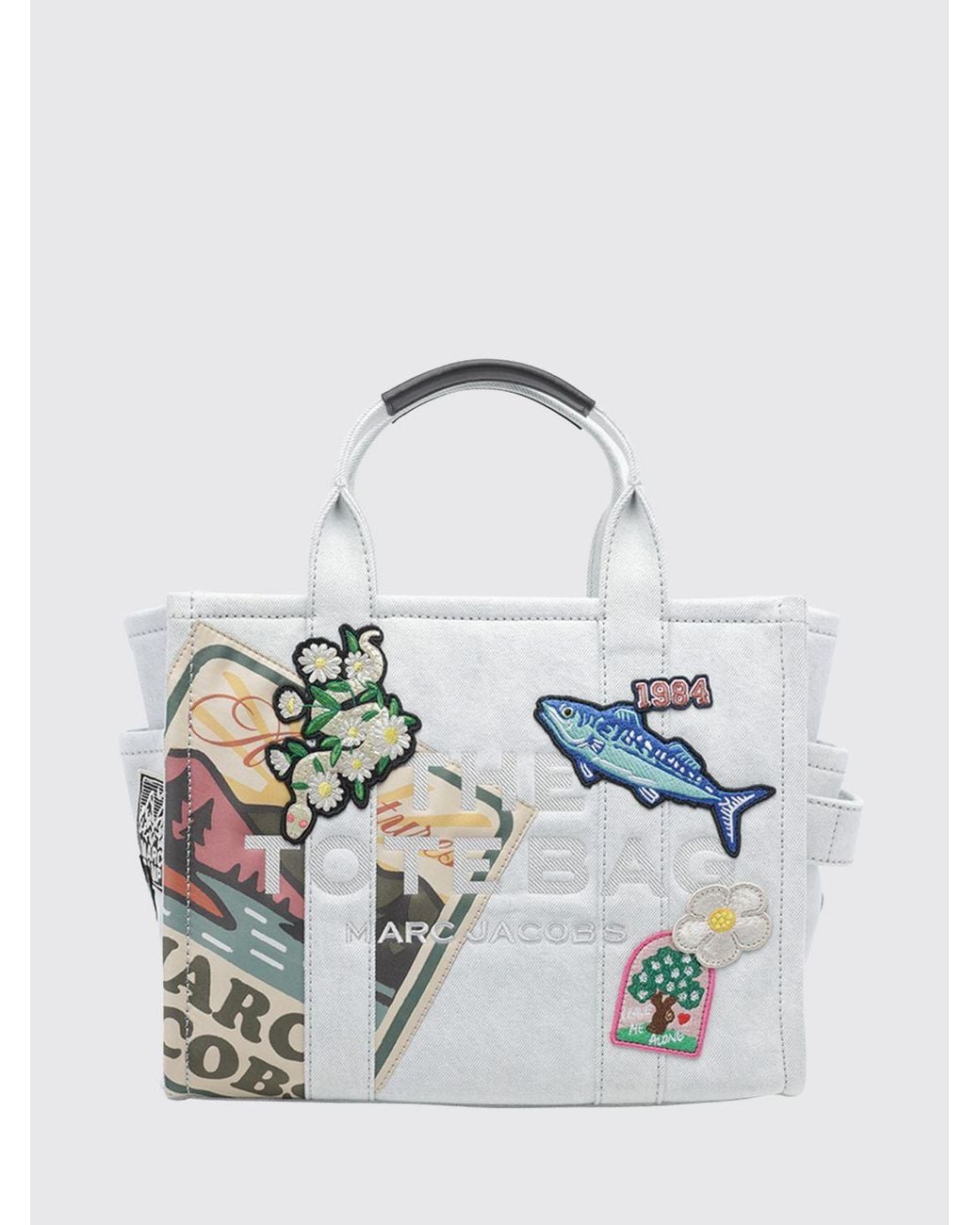 Marc Jacobs White The Medium Tote Bag