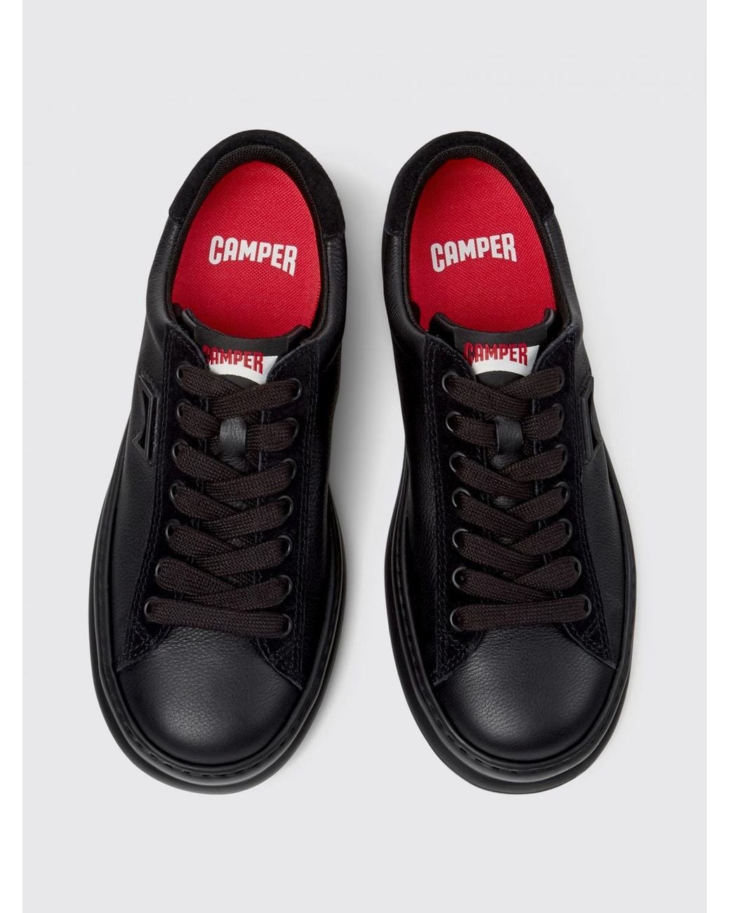 Camper Black Runner Leather Sneakers
