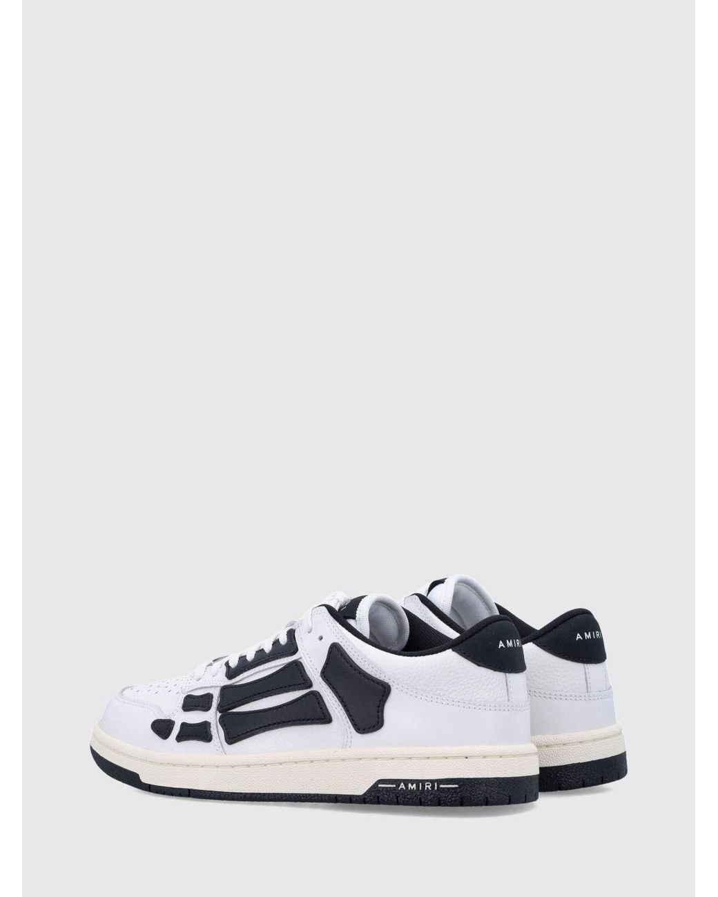 Amiri White Skel Bicolour Low-Top Trainers