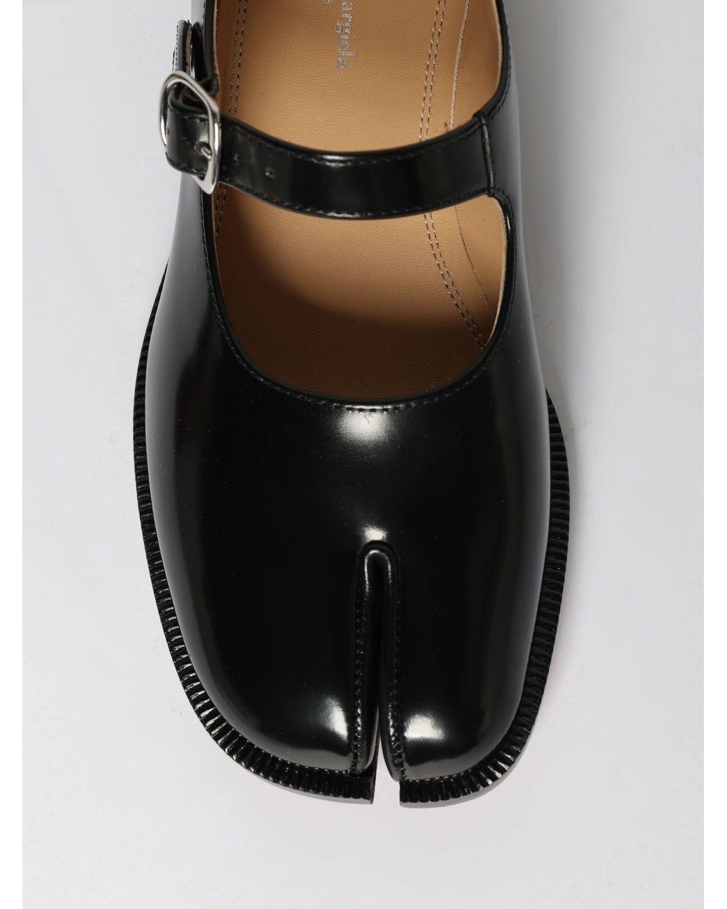 Maison Margiela White Tabi Mary Jane Loafers