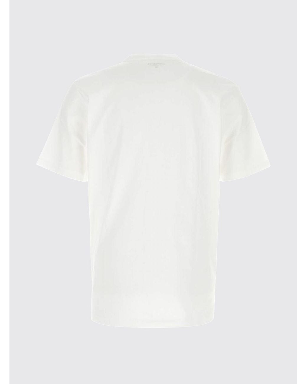 Carhartt White Organic Cotton T-Shirt With Graphic Print And Logo for men