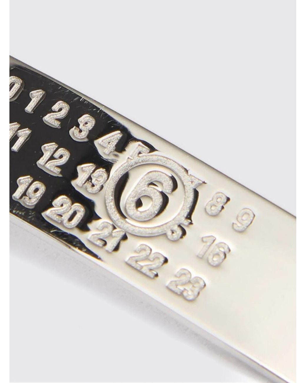 MM6 by Maison Margiela White Brass Hair Clip