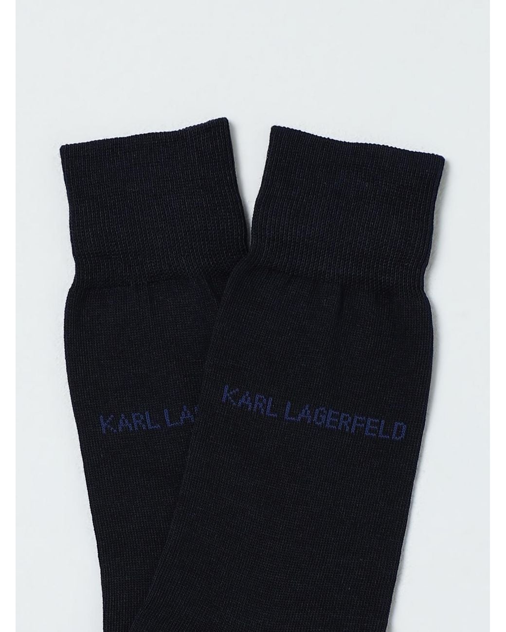 Karl Lagerfeld Black Socks for men