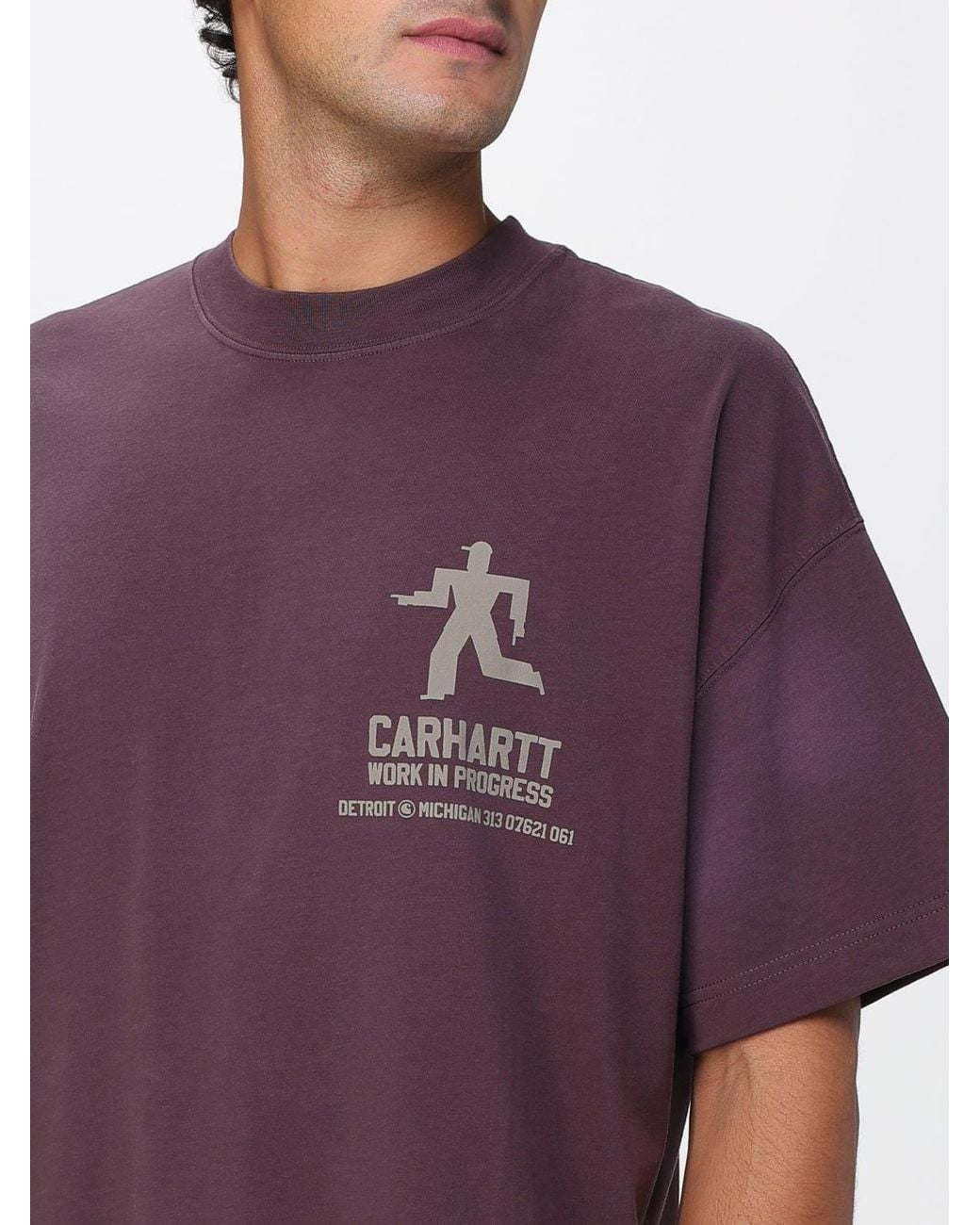 Carhartt Purple T-Shirt for men