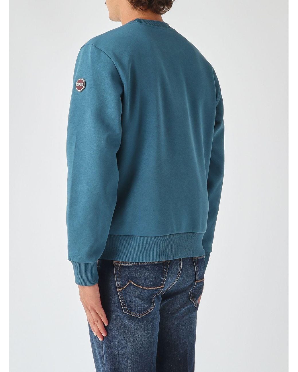 Colmar Blue Crewneck Sweatshirt for men