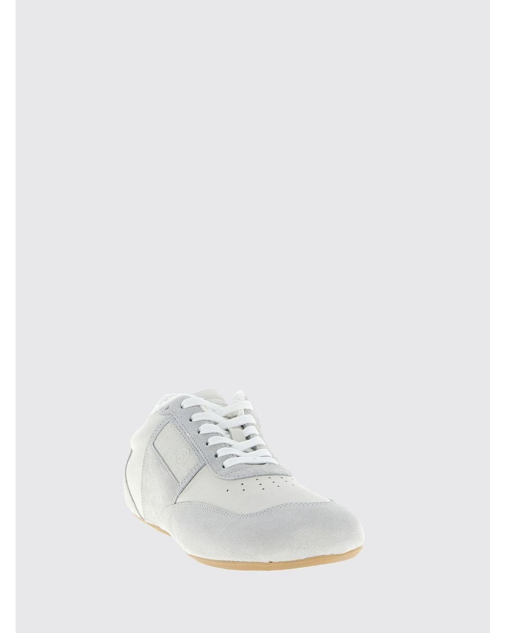 MM6 by Maison Margiela White Anatomic Leather Sneakers for men