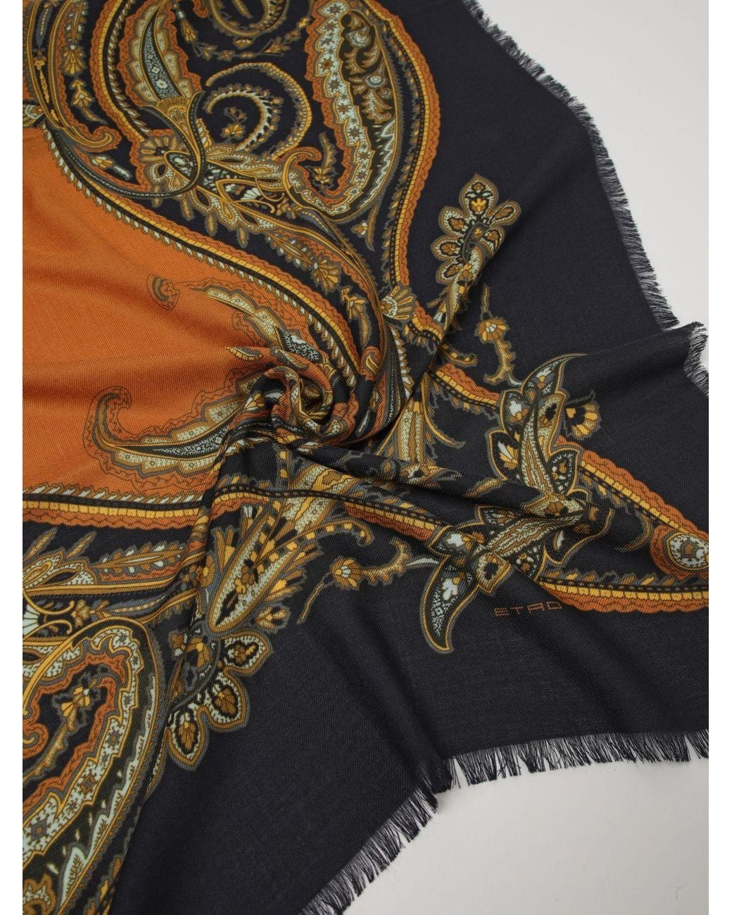 Etro Blue Neck Scarf