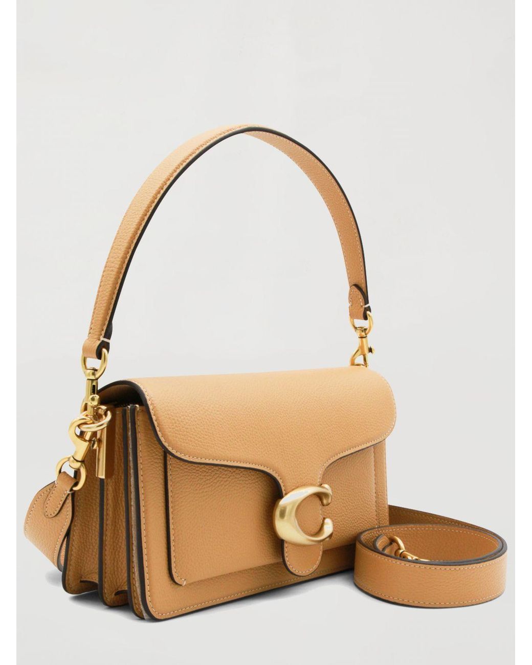 COACH Natural Tabby 26 Grained Leather Bag