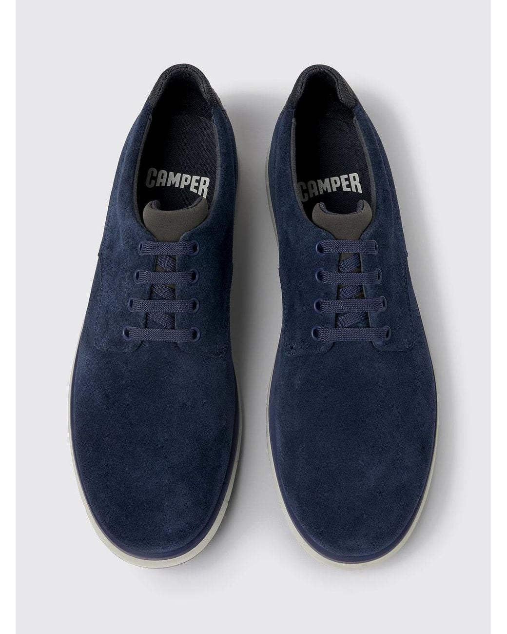 Camper Blue Brogue Shoes for men