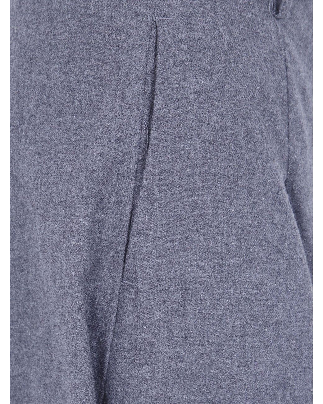 By Malene Birger Blue High-Waisted A-Line Midi Skirt