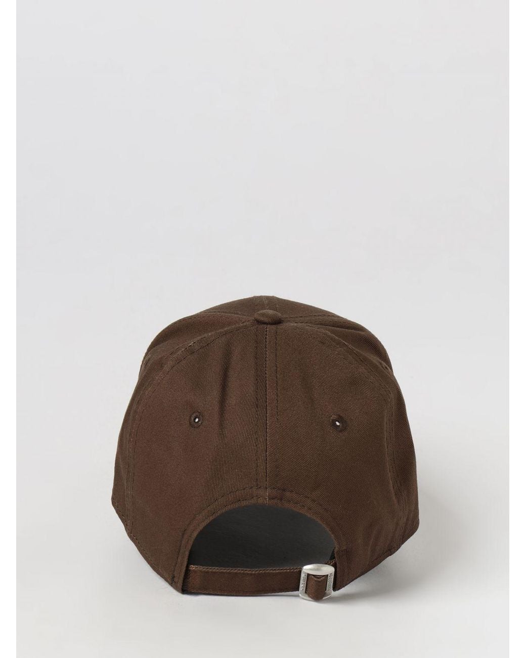 KTZ Brown 9Forty Ny Yankees Cotton Baseball Cap With Embossed Logo