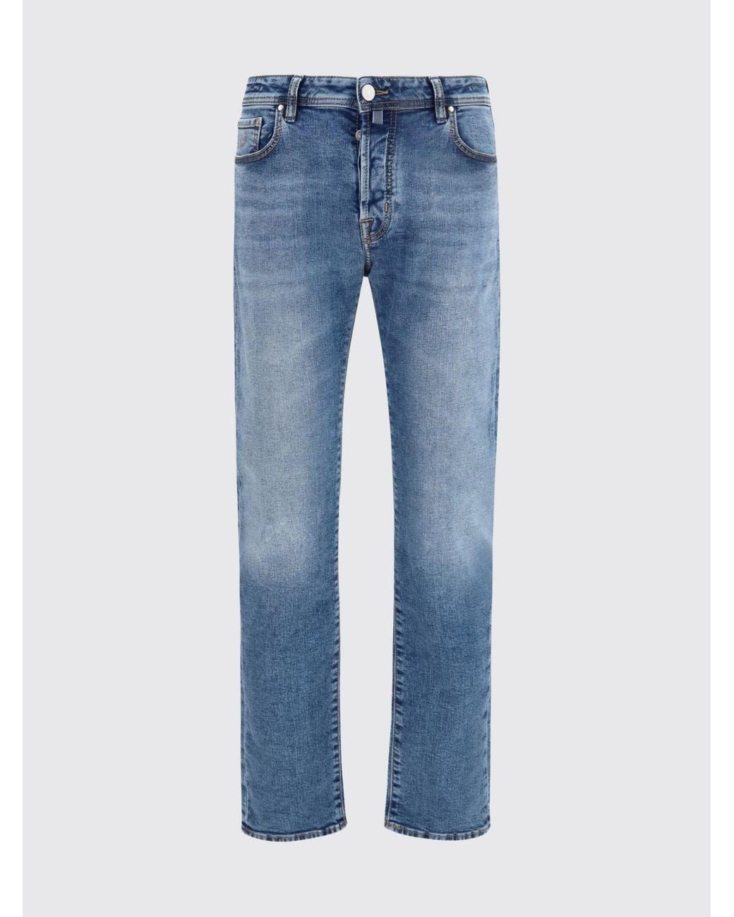 Jacob Cohen Blue Bard Mid-Rise Slim Fit Jeans for men