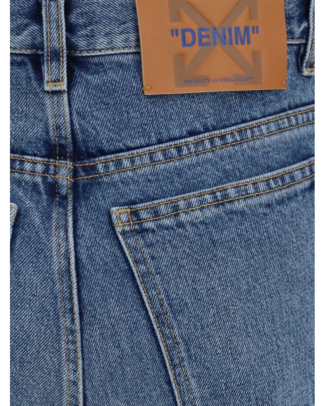 Off-White c/o Virgil Abloh Blue Venus Slim Fit Jeans