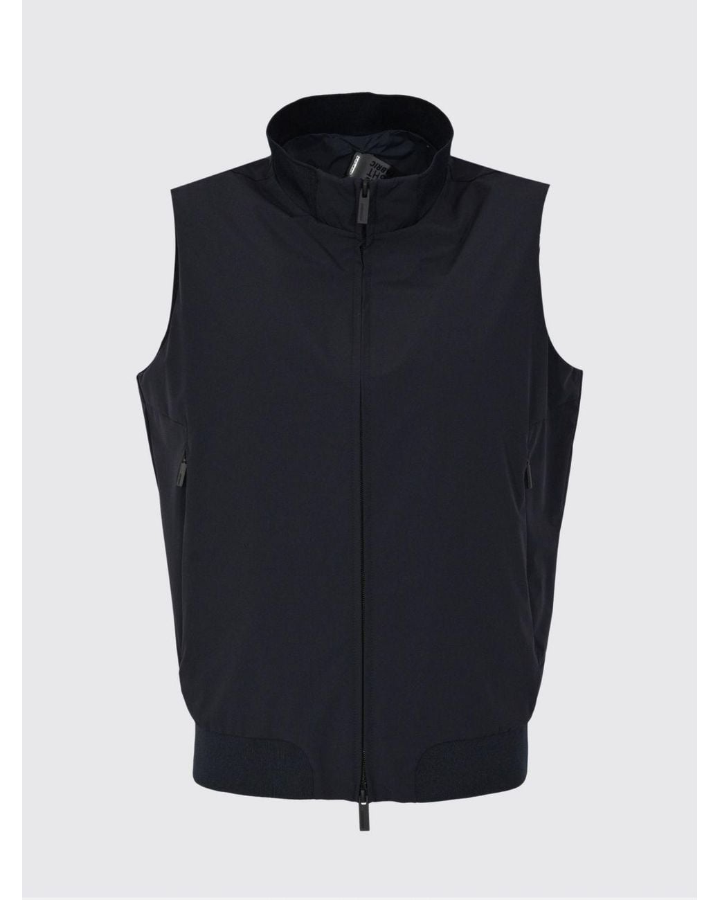 Rrd Blue Montecristo Technical Fabric Waistcoat With High Neck for men