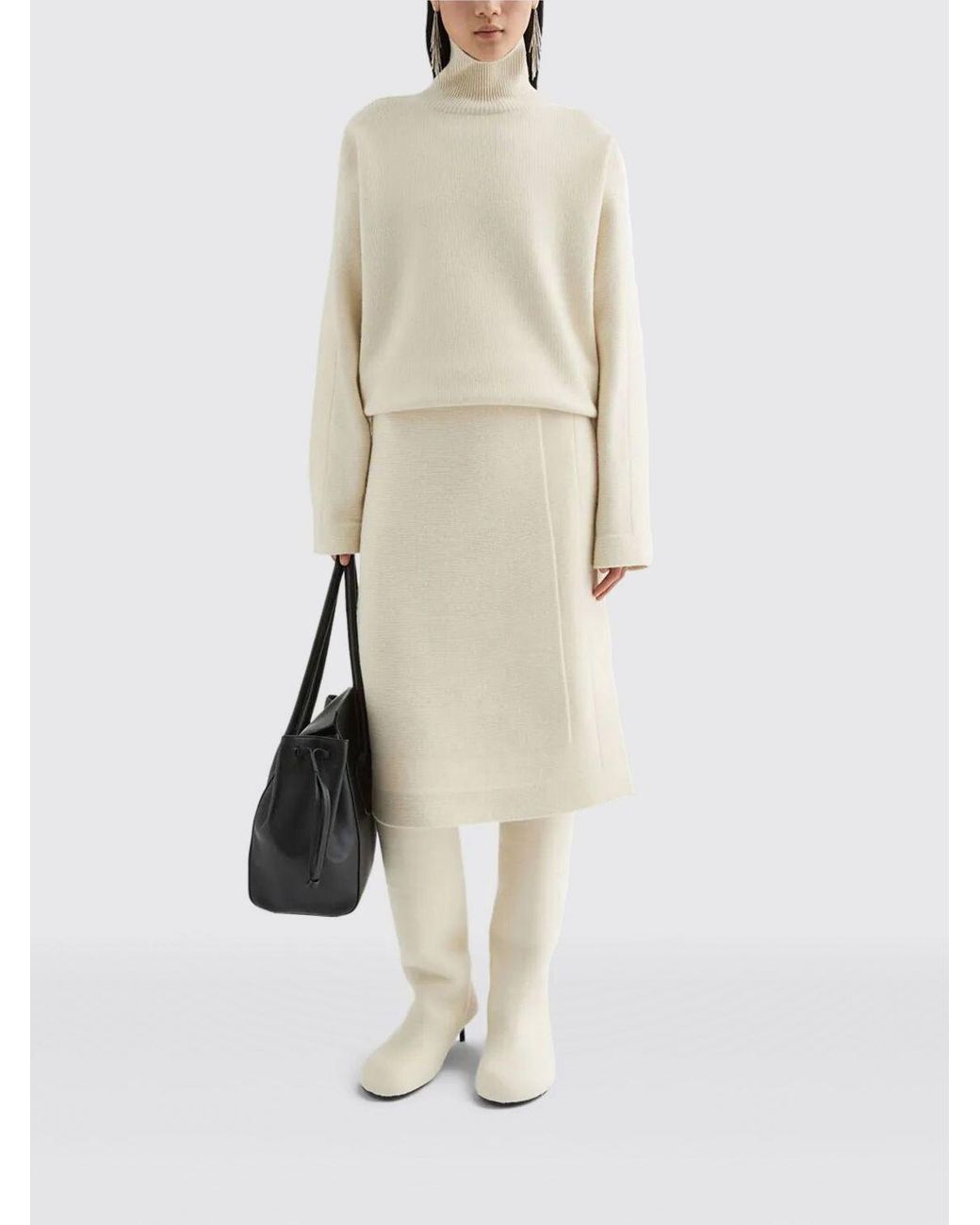 Jil Sander Natural Skirt