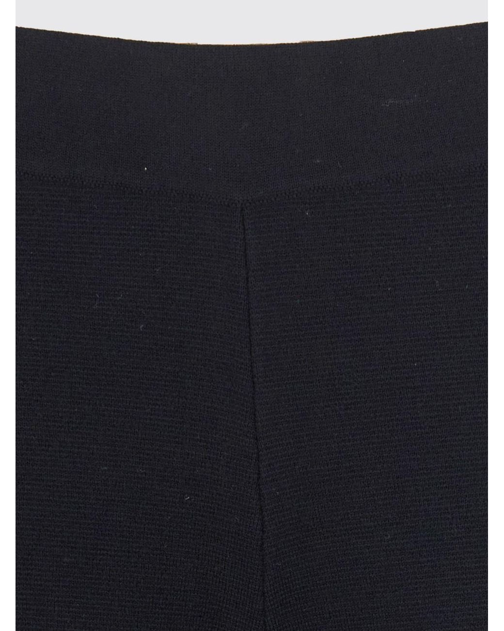 P.A.R.O.S.H. Blue P.A.R.O.S.H. Wide-Leg Wool And Cashmere Knit Trousers With Elastic Waist