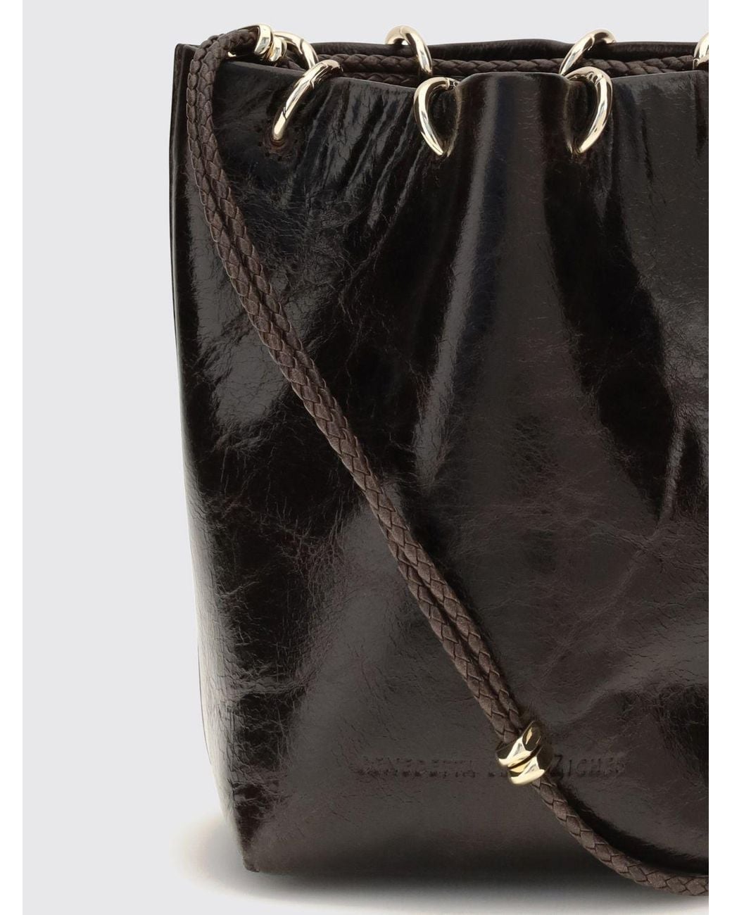 Benedetta Bruzziches Black Doudou Mini Suede Bucket Bag